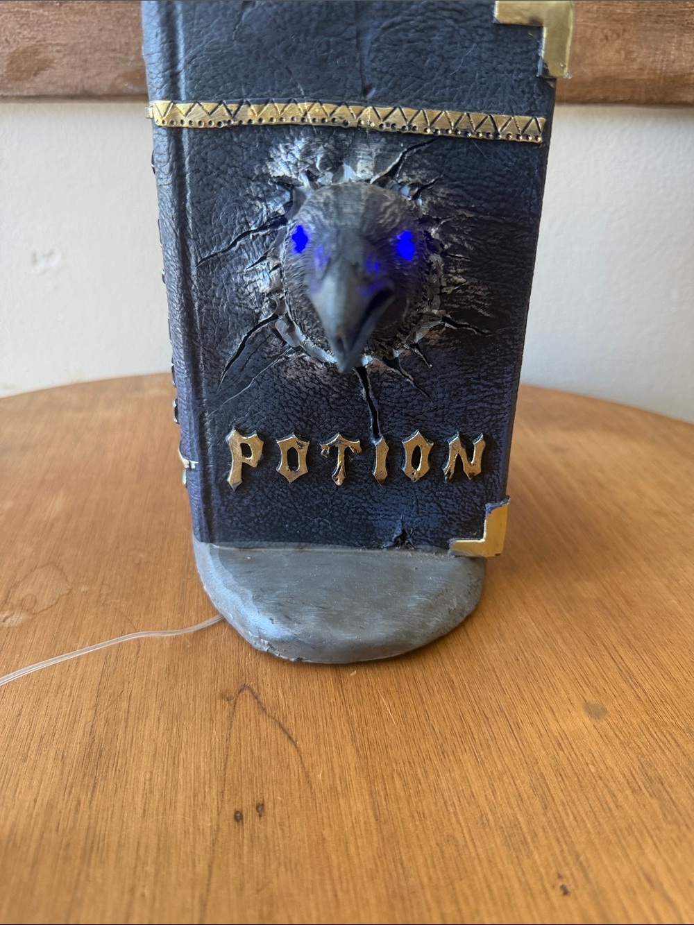 Potion Spell Book Prop — Black and Gold Decorative Accent - Picture 12 of 17